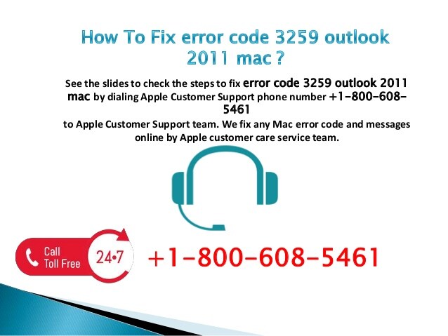 support for outlook for mac 2011